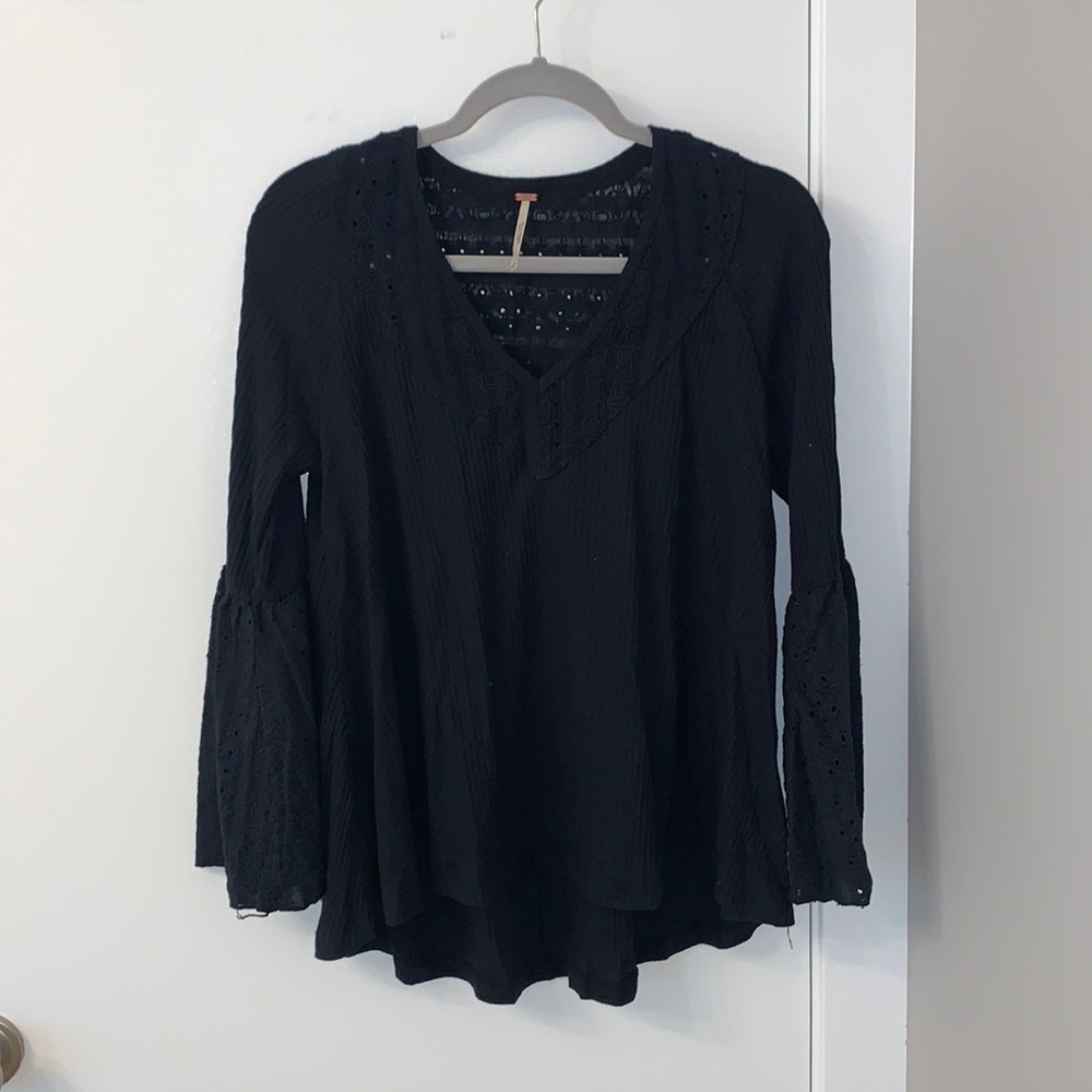 black long sleeve blouse
